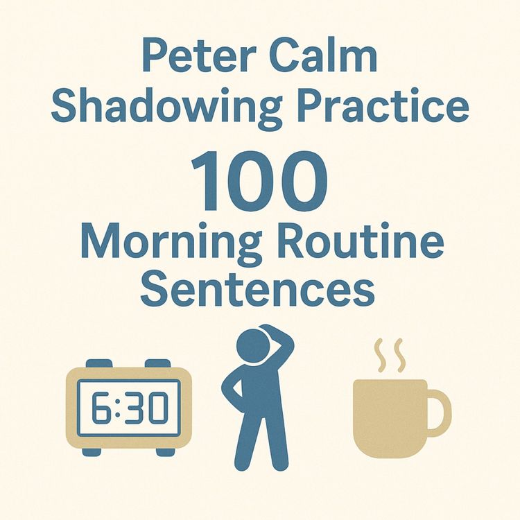 cover art for Calm Morning English — Easy Shadowing to Start Your Day