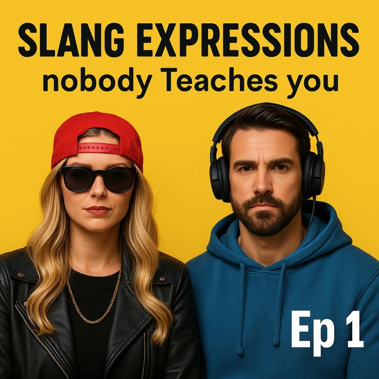 cover art for Slow English Podcast: Slang Expressions Nobody Teaches You — Episode 1