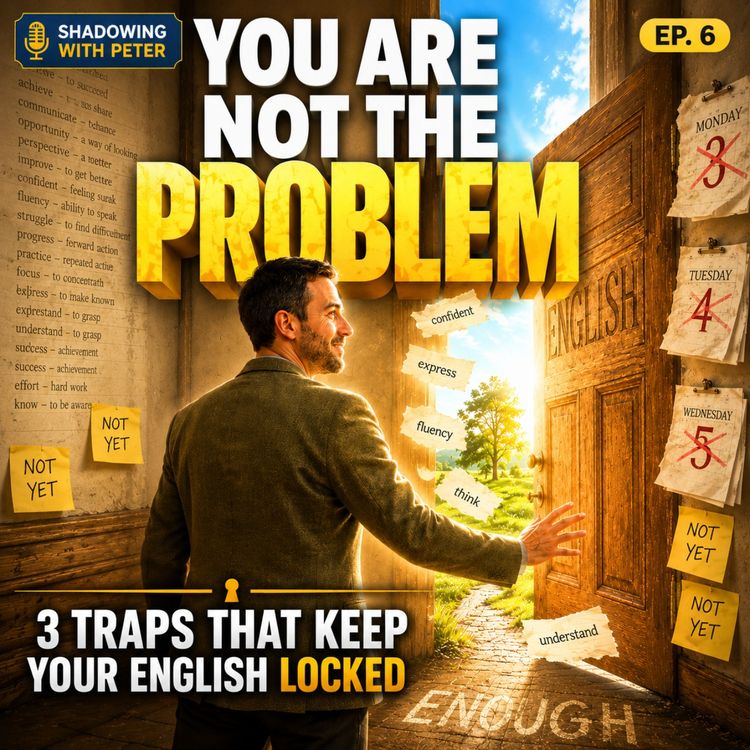 cover art for You are not the problem. The 3 Traps that keep your english locked.