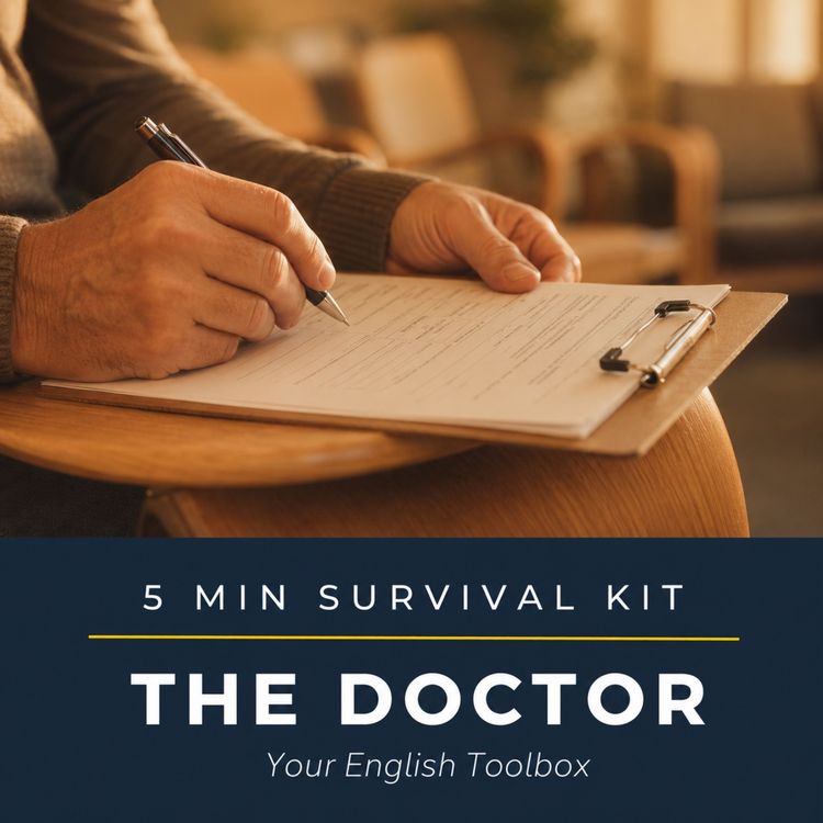 cover art for 5 Min Survival Kit: The Doctor — Real English for Real Situations
