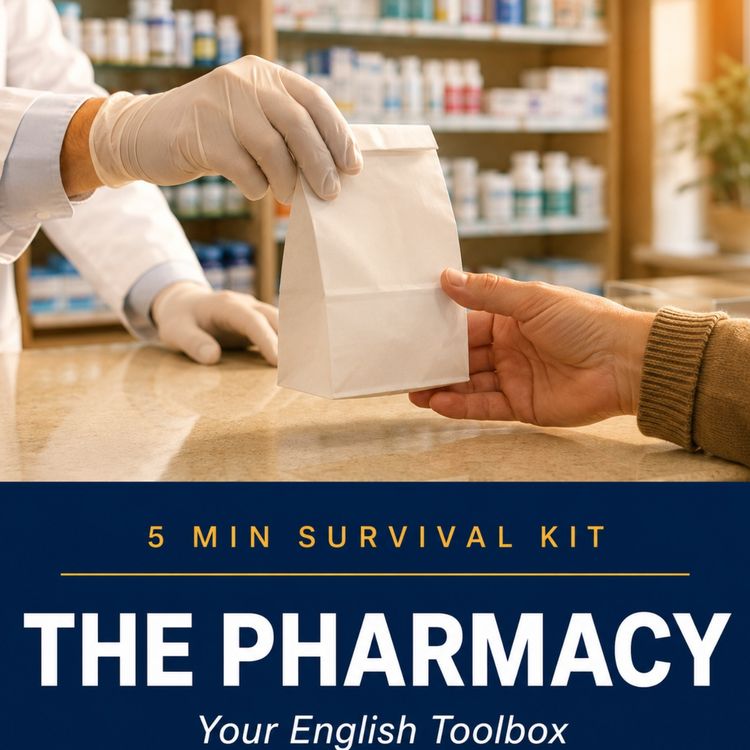 cover art for 5 min Survival Kit - The Pharmacy: Essential Phrases for Your Health