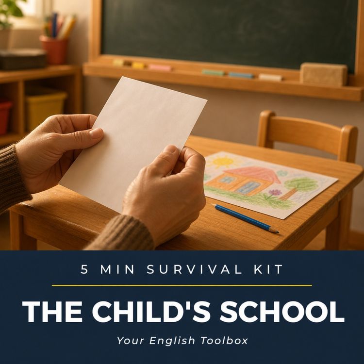 cover art for Survival Kit - The Child's School: Essential Phrases for Parent Meetings and Daily Routines