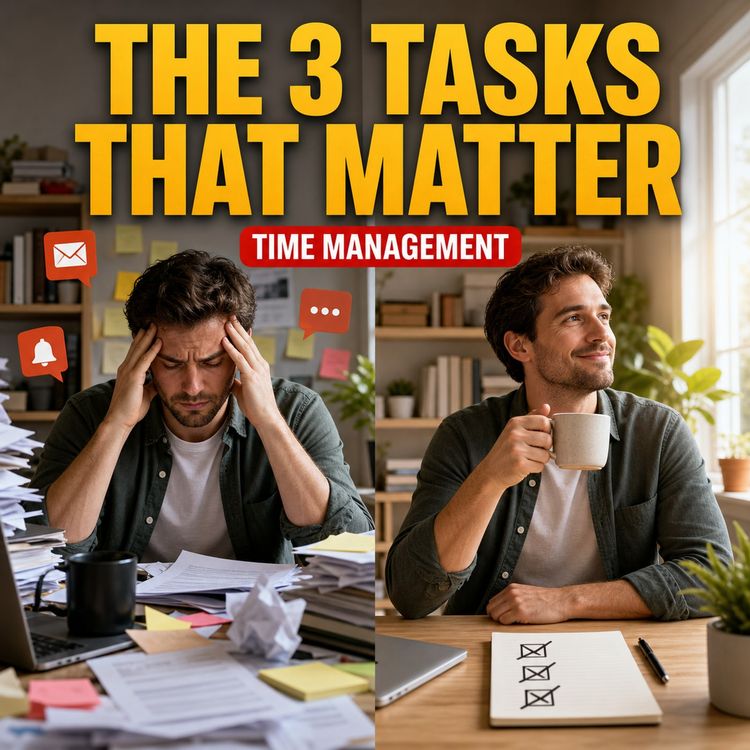 cover art for The 3 Tasks That Actually Matter