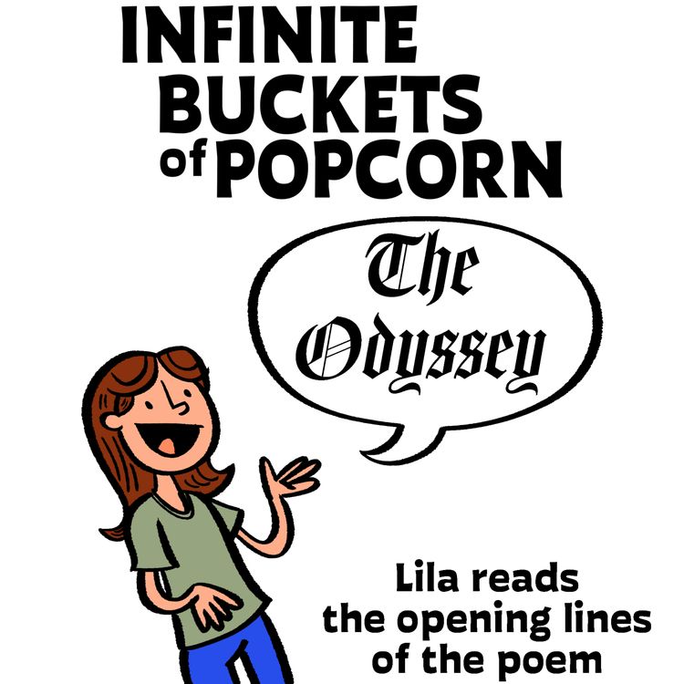 cover art for Lila reads the opening of The Odyssey