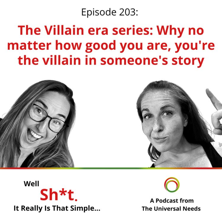 cover art for Episode 203 - The Villain era series: No matter how good you are you're the villain in someone's story