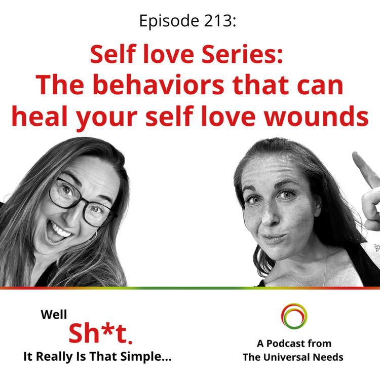 cover art for Episode 213 - Self love Series: The behaviors that can heal your self love wounds