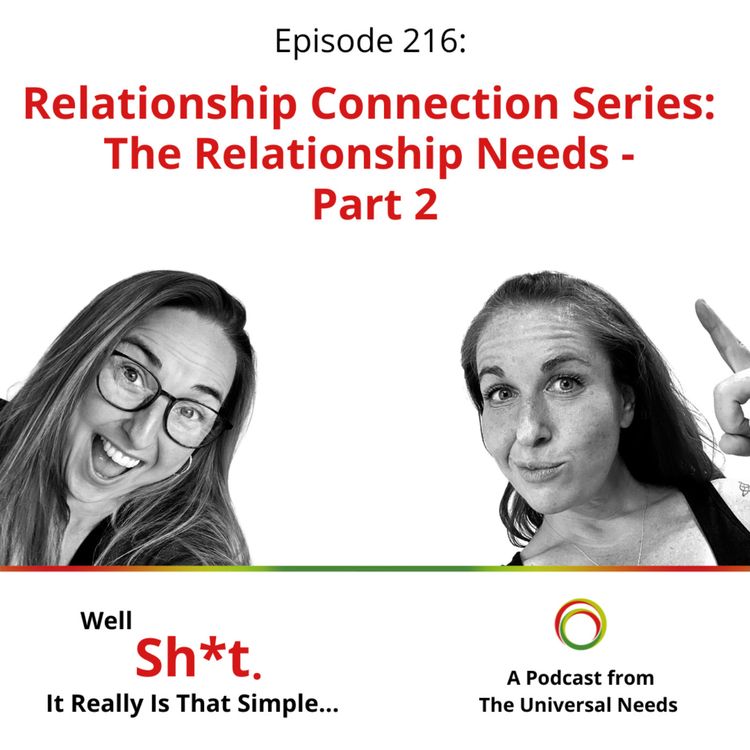 cover art for Episode 216 - Relationship Connection Series: The Relationship Needs - Part 2