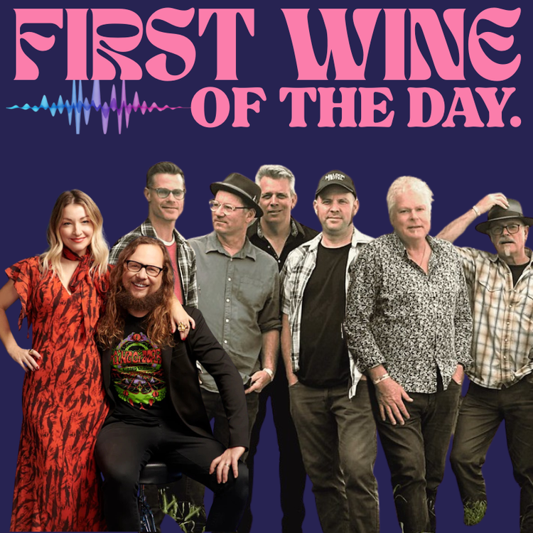 cover art for First Wine of the Day 5 featuring Kate Miller-Heidke & Keir Nuttall, and Mast Gully Fellers