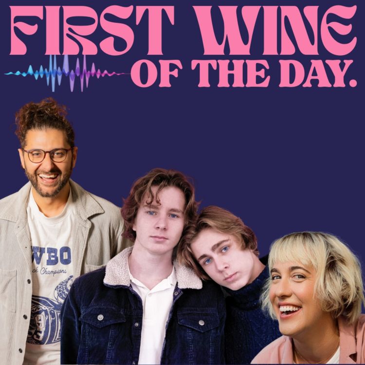 cover art for First Wine of the Day 6 featuring Frank and Louis, Shad Wicka, Holly Austin, and Thea Newton
