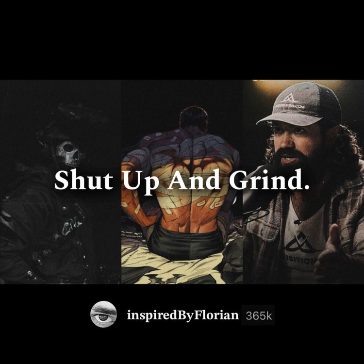 cover art for 𝐒𝐡𝐮𝐭 𝐔𝐩 𝐚𝐧𝐝 𝐆𝐫𝐢𝐧𝐝.