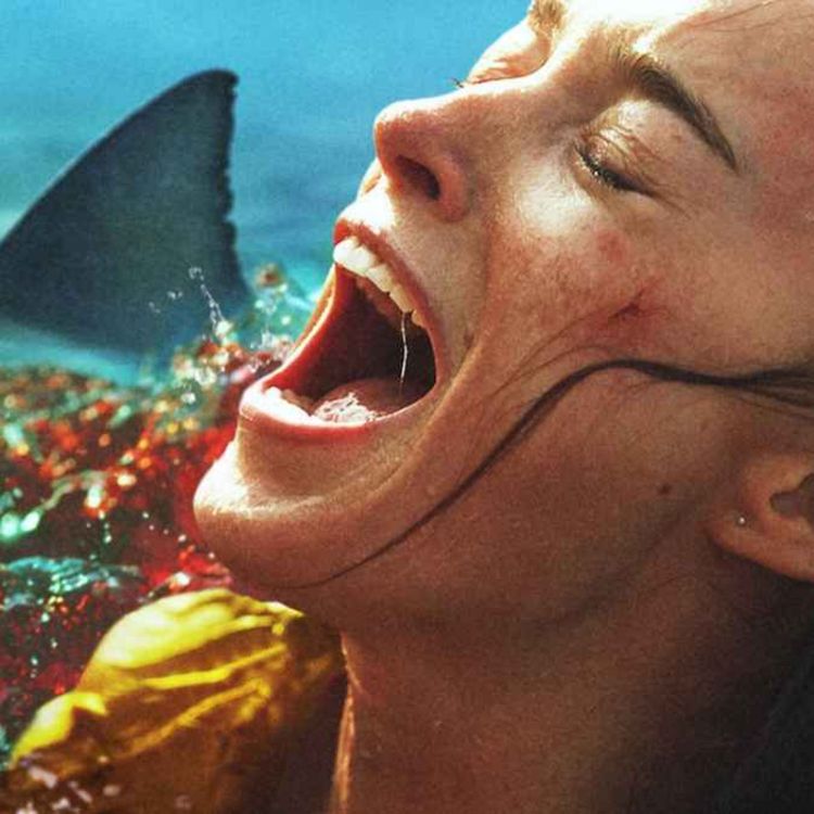 cover art for Giving birth in shark infested water??!! | THRASH REVIEW