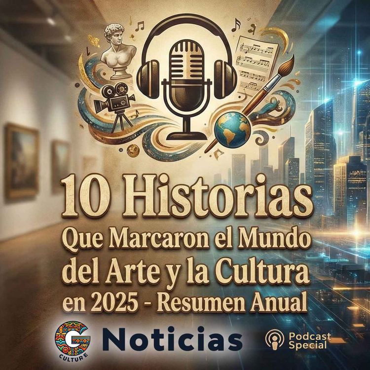 cover art for 10 Historias Que Marcaron el Mundo del Arte y la Cultura en 2025 - Resumen Anual de G-Culture Noticias Episodio 84