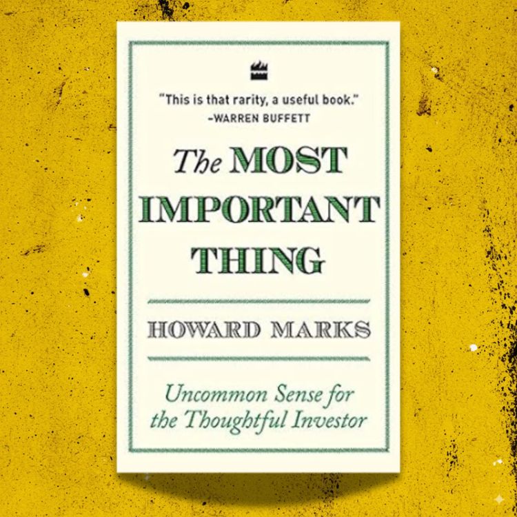 cover art for The Most Important Thing — Howard Marks