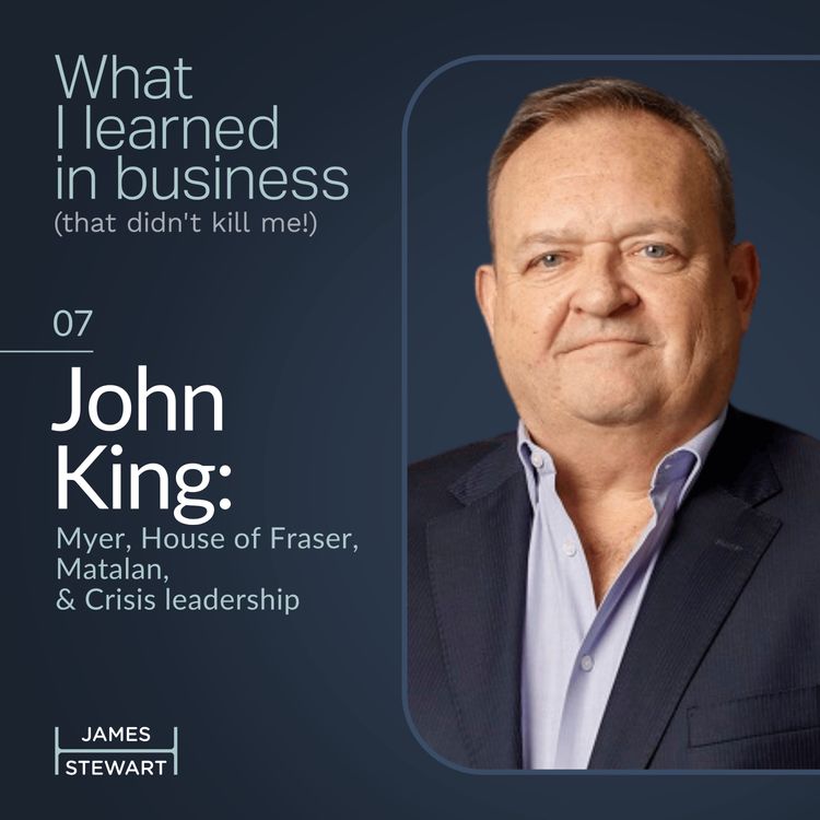 cover art for John King: Myer, House of Fraser, Matalan.