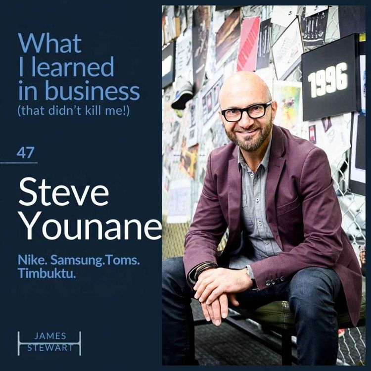 cover art for Stephen Younane: Nike. Samsung. Toms. Timbuktu.