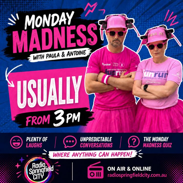 cover art for Monday Madness with Paula & Antoine - 17th August 2026
