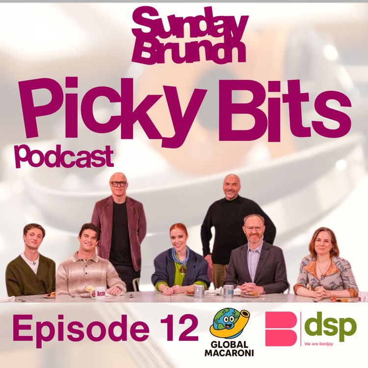 cover art for Ep 12 Angela Scanlon, Mark Gatiss, Cariad Lloyd, Paul Forman, Henry Moodie. 