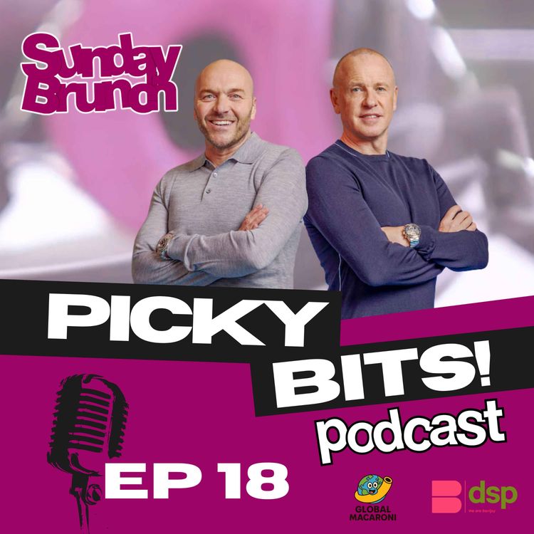 cover art for Ep 18 Harry Hill, Mark Addy, Philip Glenister, Denise Van Outen, & The Molotovs