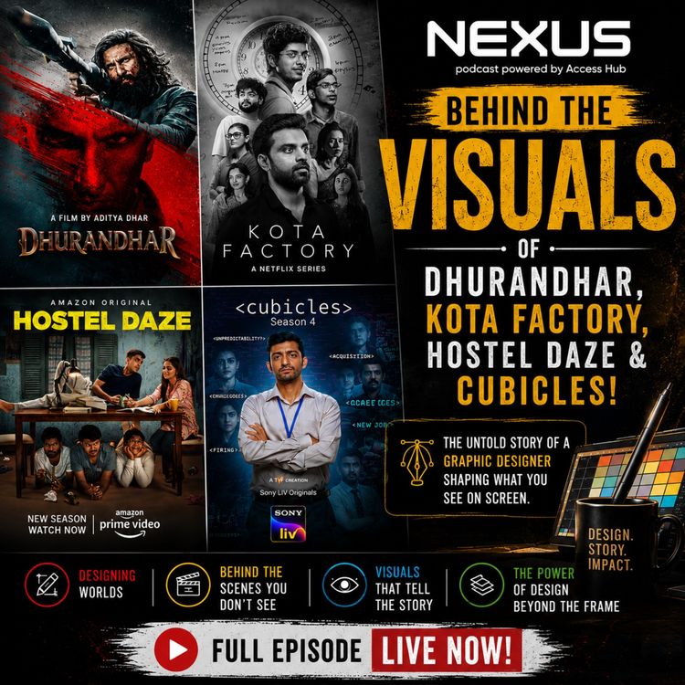 cover art for Ep.8 Behind the visuals of Dhurandhar - The Untold Story of a Graphic Designer Shaping What You See on Screen