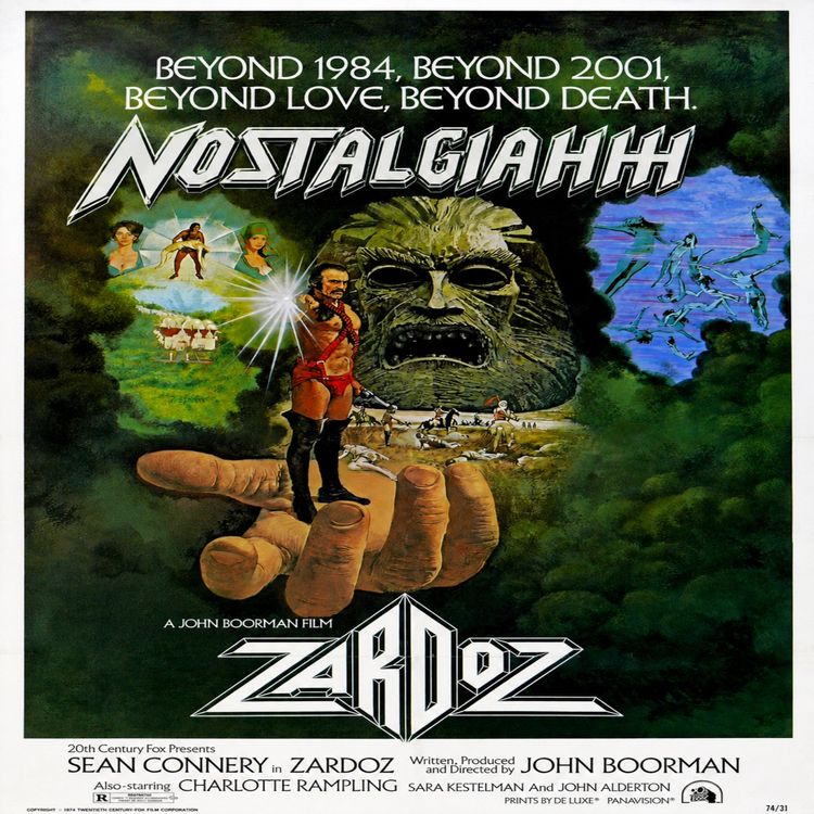 cover art for ZARDOZ (1974)