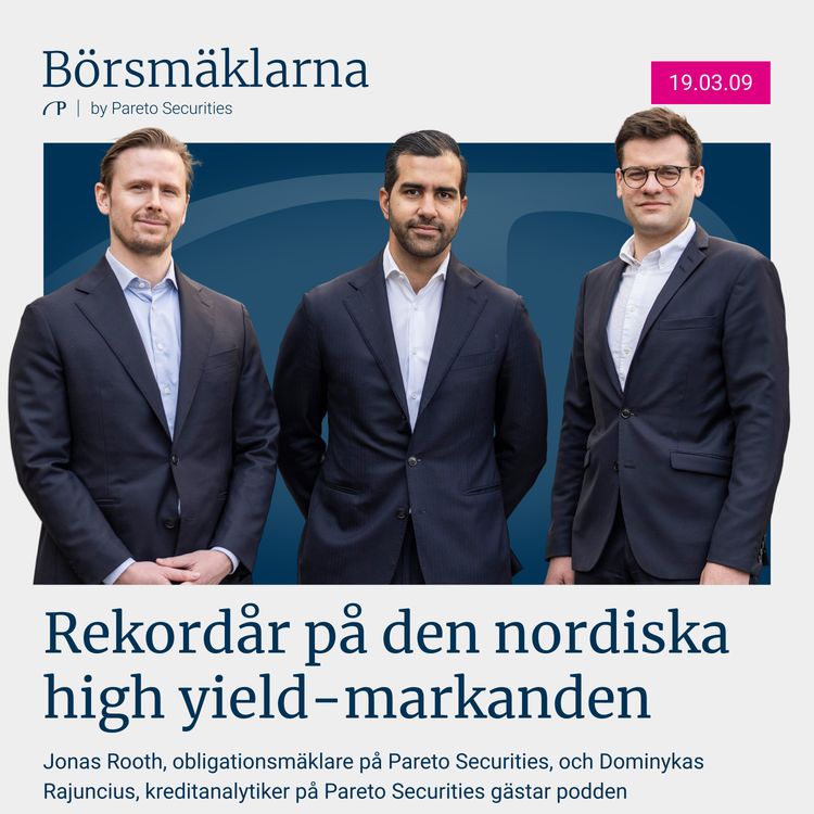 cover art for Nordisk high yield: rekordvolymer och geopolitisk oro