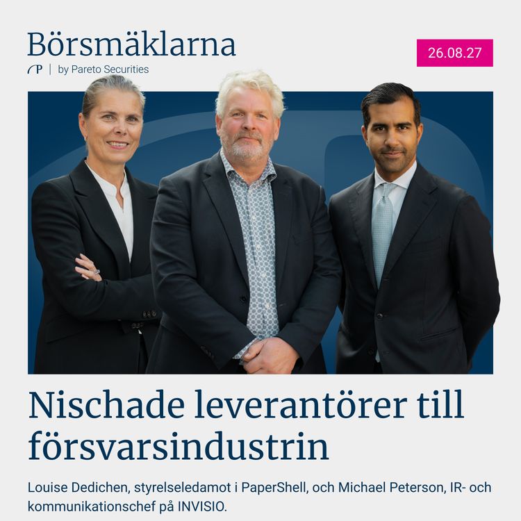 cover art for INVISIO och PaperShell: Nischleverantörer till försvarsindustrin