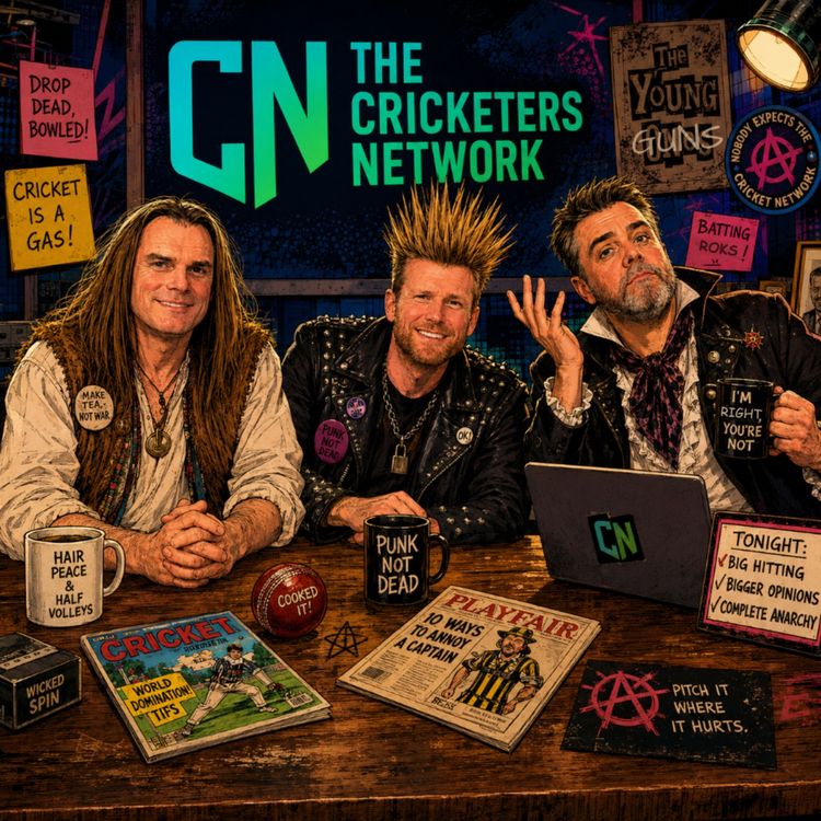 cover art for England, Ireland, Postponements and CEOs with Kyle Mills and Jimmy Neesham