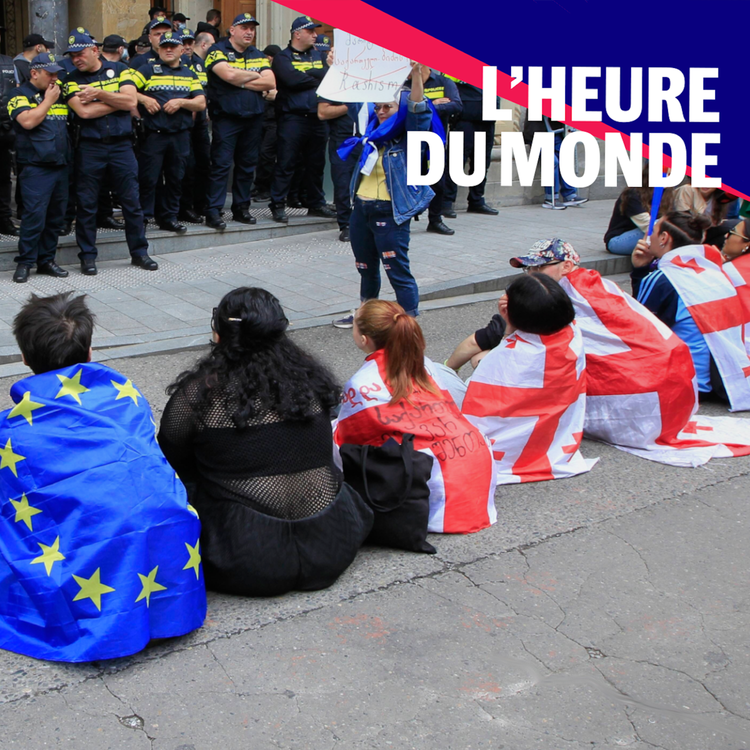 cover art for En Géorgie, après le vote de la « loi russe », une répression tous azimuts