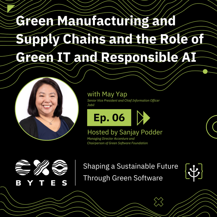 cover art for Green Manufacturing and Supply Chains and the Role of Green IT and Responsible AI with May Yap