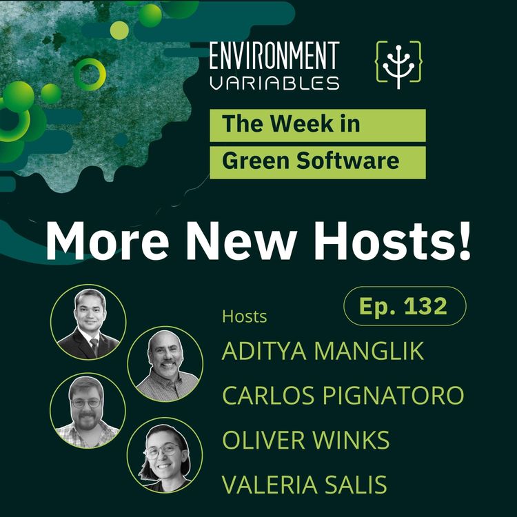 cover art for The Week in Green Software: More New Hosts! 