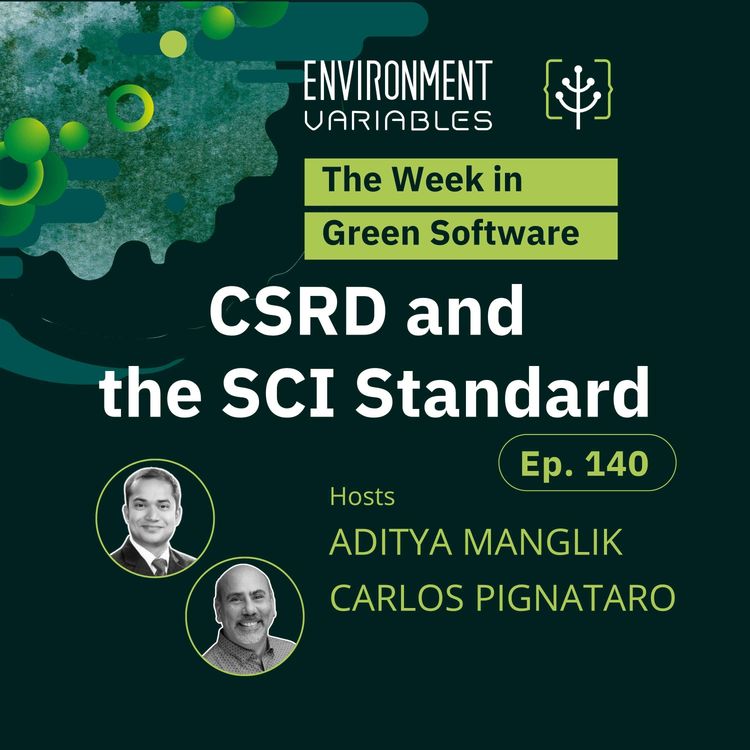 cover art for The Week in Green Software: CSRD and the SCI Standard
