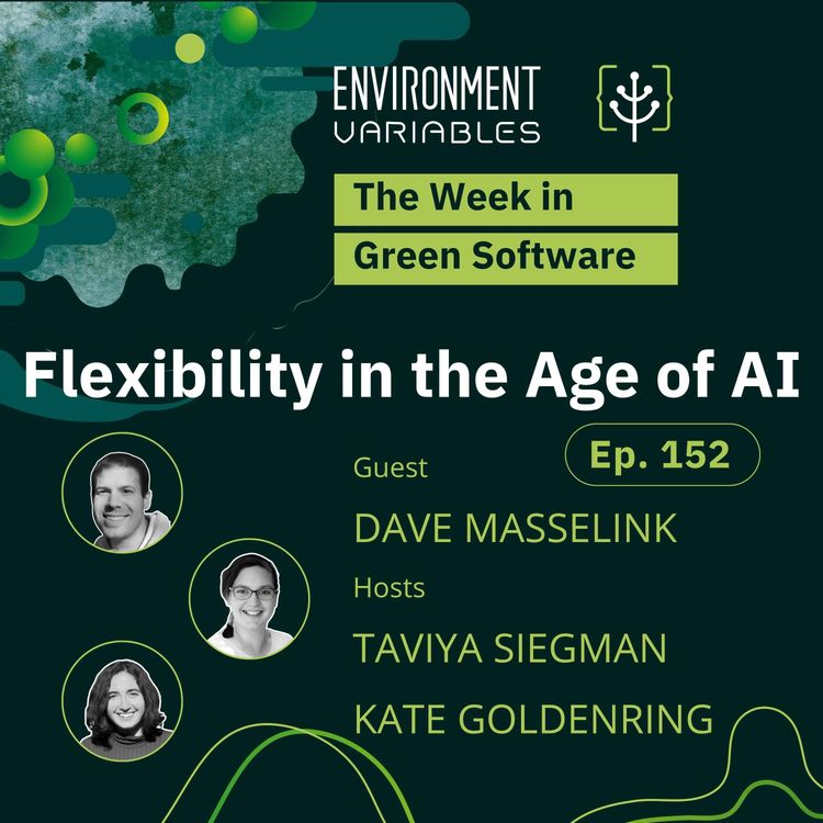 cover art for The Week in Green Software: Flexibility in the Age of AI