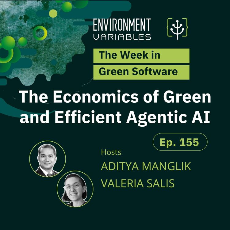 cover art for The Week in Green Software: The Economics of Green and Efficient Agentic AI