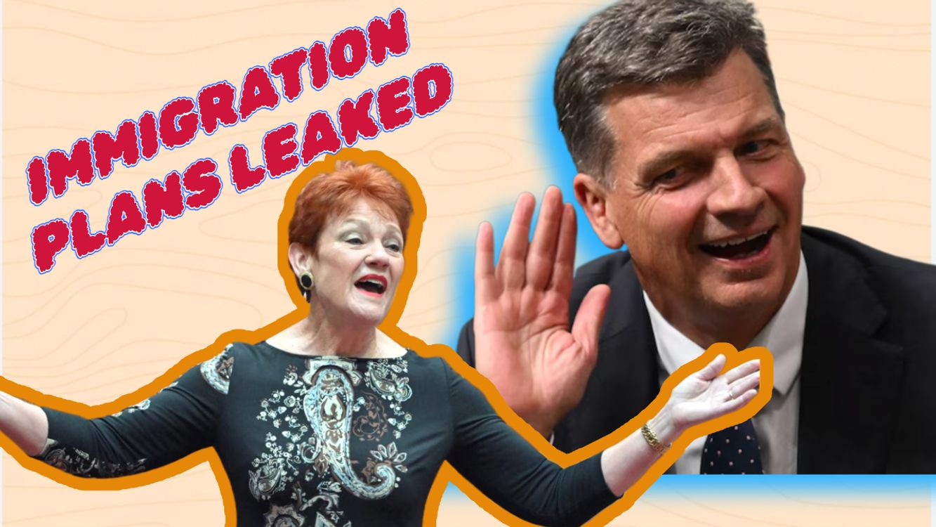 cover art for 449. Angus's 'MAGA' Style Immigration Policy leaked