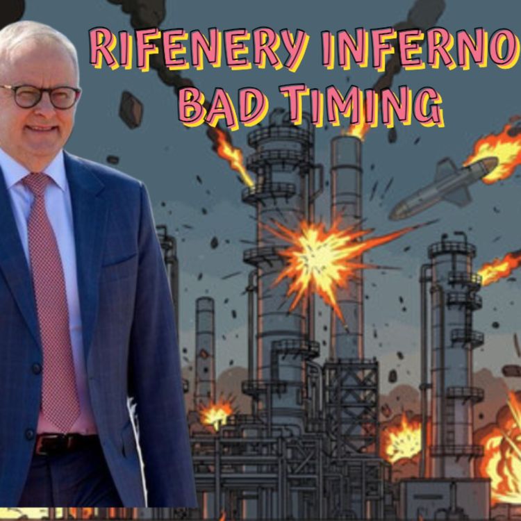 cover art for 465. Refinery in flames,Iran War Update and Clavicular  (Shawarma FM)