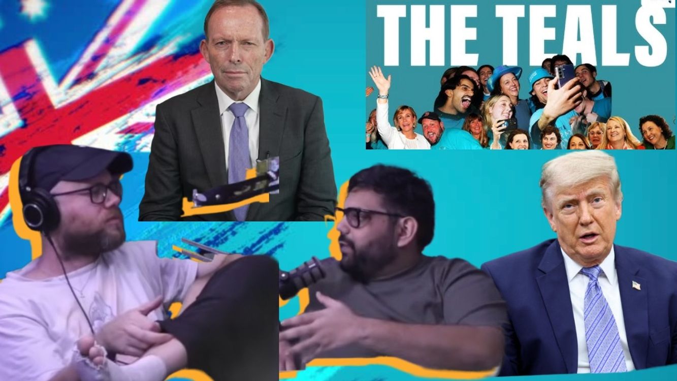 cover art for 474. Teal Party, Iran War Update, and Guzman. (Shawarma FM)