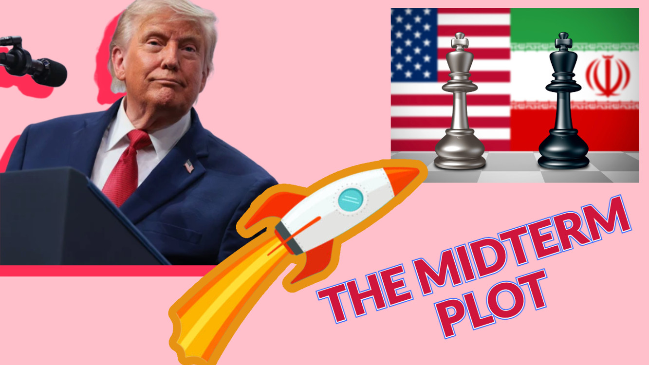 cover art for 483. 'Trump has escalated the Iran War to Win Midterm Elections' (Shawarma FM)