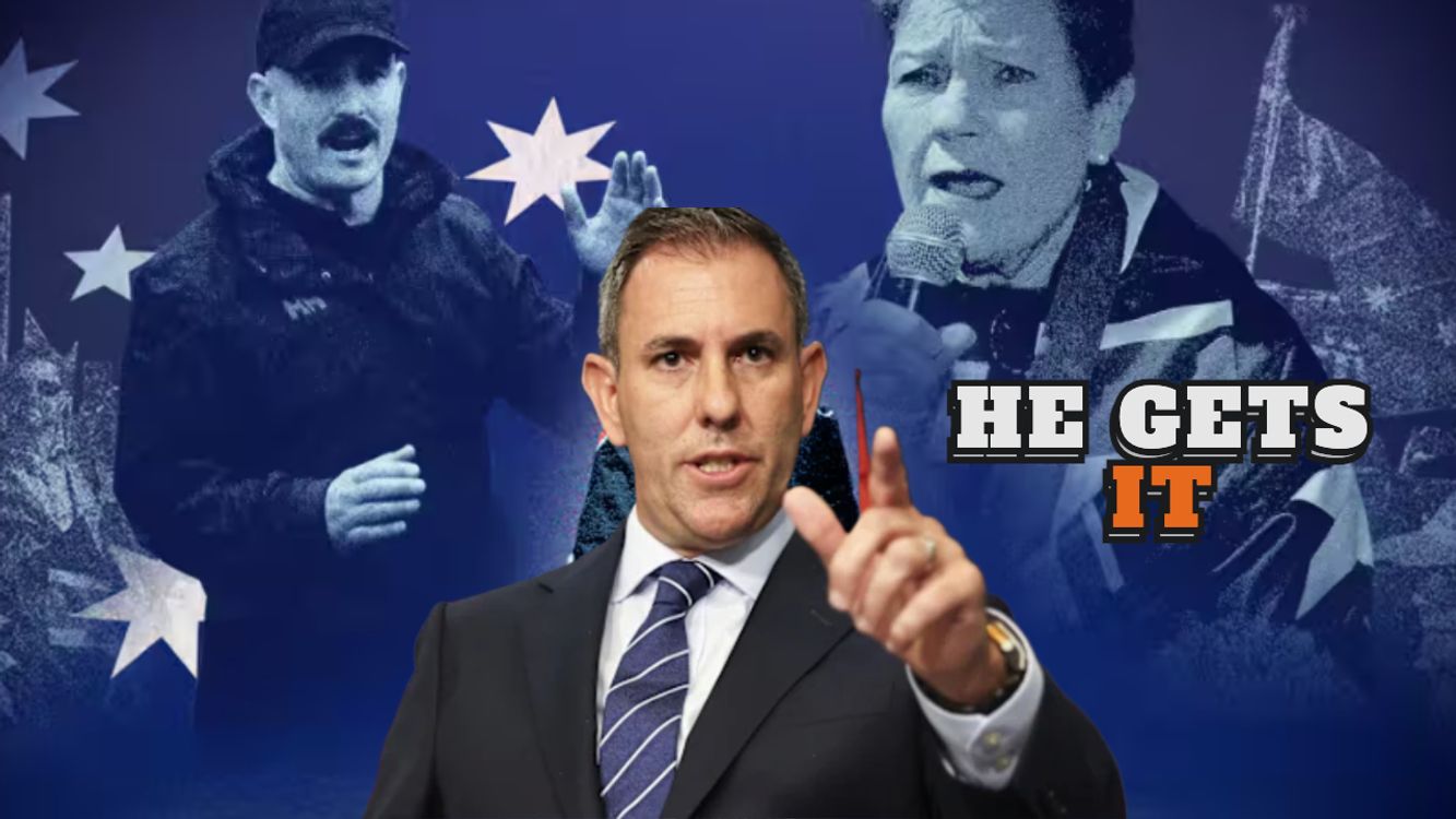 cover art for 503. Jim Chalmers Understands Why One Nation Is Surging (Shawarma FM)