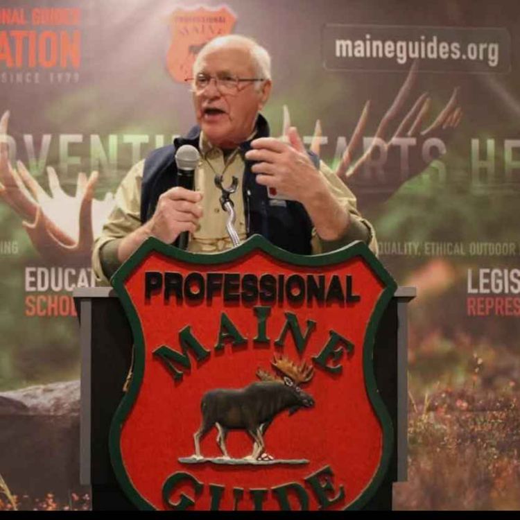 cover art for Roger Lambert, Master Maine Guide and storyteller