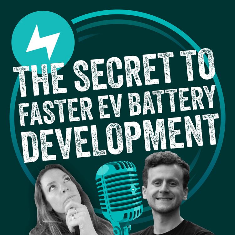 cover art for The secret to faster EV battery development with Kieran O'Regan from About:Energy