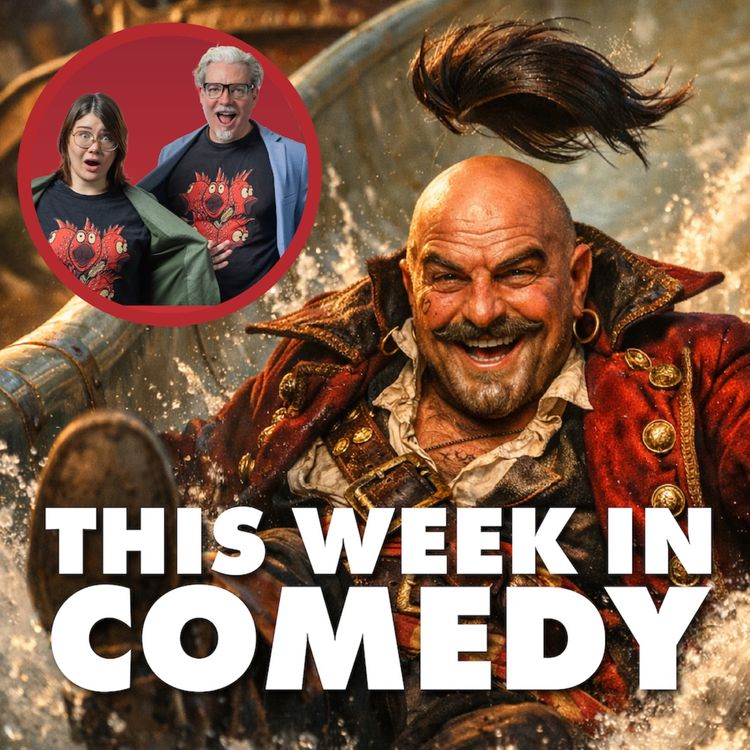 cover art for Episode 1: Sliding pirates, Australia's funniest and a Jimmy Carr rumour