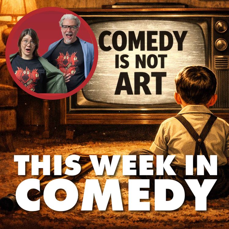 cover art for Episode 8: Hughesy Heckled, Television Firsts and Tampons