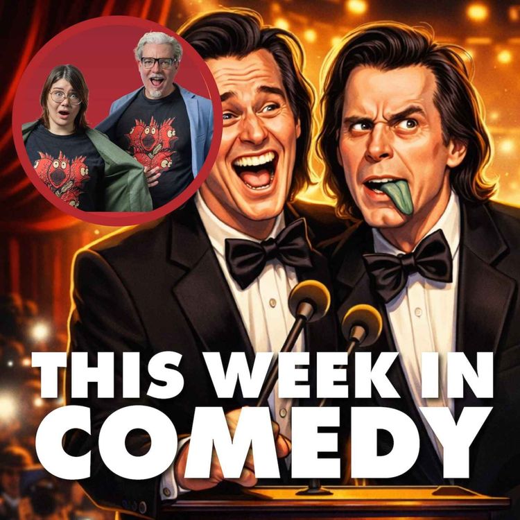 cover art for Episode 13: Lizard Jim Carrey and The Chaser's Delmenico