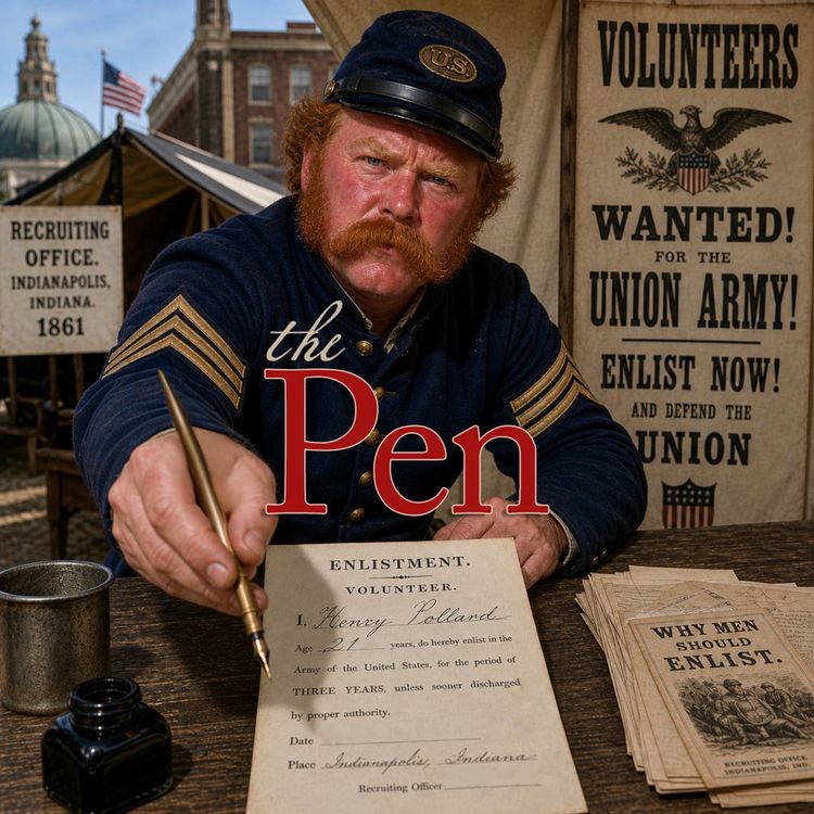 cover art for The Pen — An Original Civil War Short Story by Don McDonald