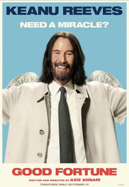 cover art for KEANU REEVES "GOOD FORTUNE" MOVIE MAN ON FILM REVIEW