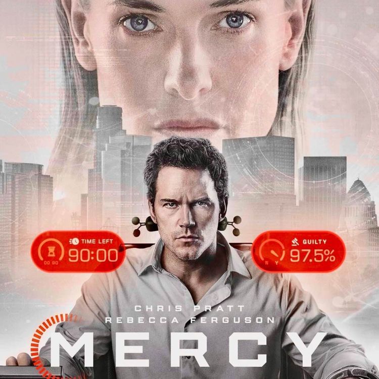 cover art for Chris Pratts "MERCY"  | MAN ON FILM REVIEW  | Xcellent! WORLD NETWORK