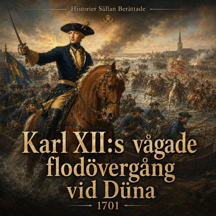 cover art for Karl XII:s vågade övergång av floden Düna