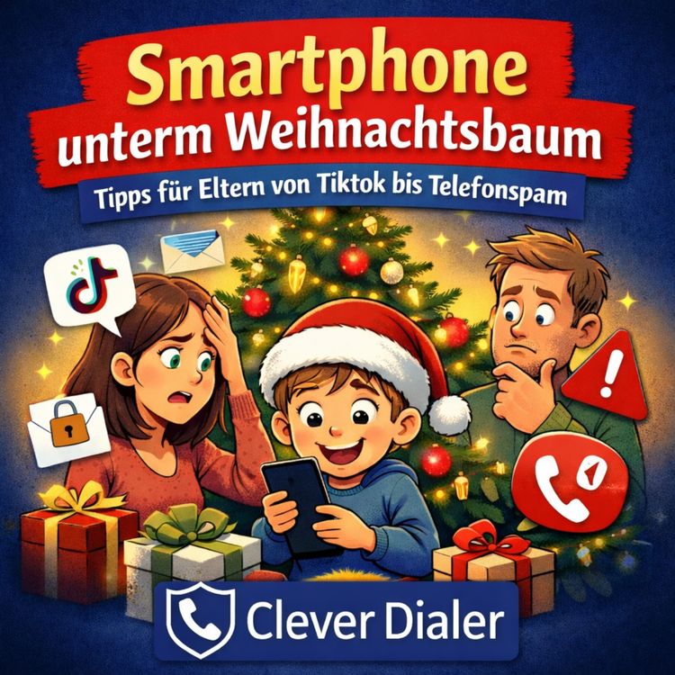 cover art for Telefonspam-Check Spezial: Smartphone unterm Weihnachtsbaum – und was Eltern vorher wissen sollten