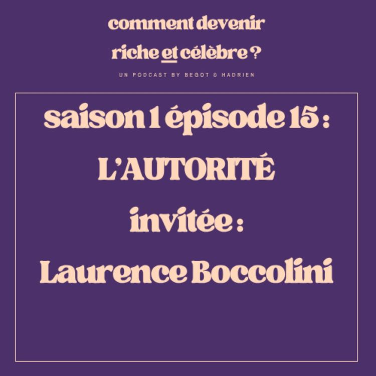 cover art for 1.15  - L'autorité - Invitée : Laurence Boccolini