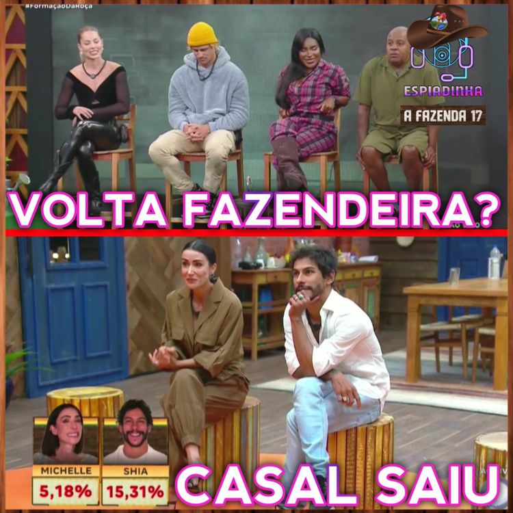cover art for Shia e Michelle foram ELIMINADOS + Saory, Matheus, Carol e Toninho na ROÇA! | A Fazenda 17